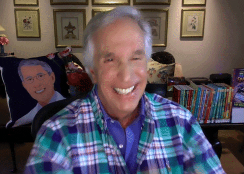 Henry Winkler Claps GIF
