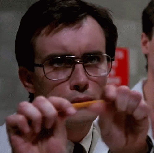 Herbert West Broke A Pencil GIF