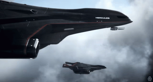Hercules Spaceship Flying