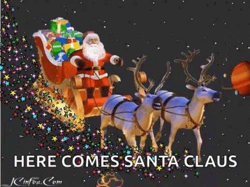 Here Comes Santa Claus GIF