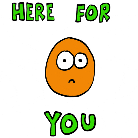 Here For You Cute Mobile Animation GIF