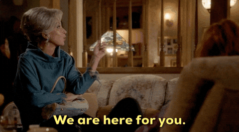 Here For You Mandy Georgie Young Sheldon GIF