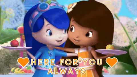 Here For You Strawberry Shortcake Berry Bitty Adventures GIF