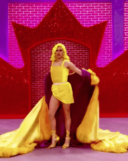 Here I Come Drag Queen GIF