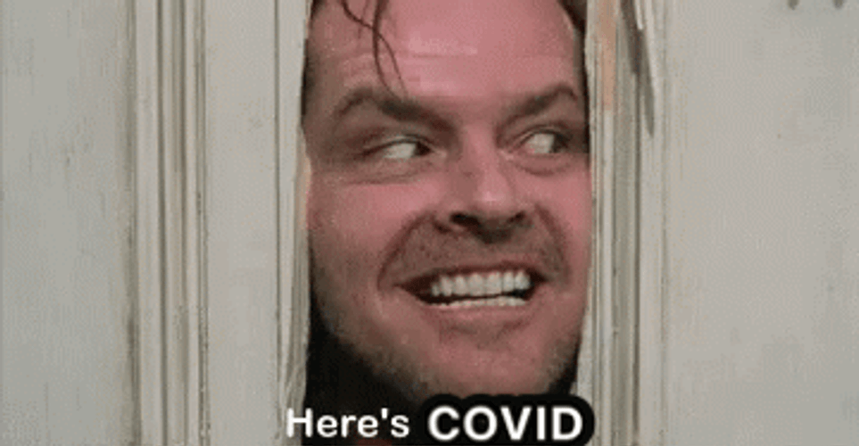 Here's Johnny Here's Covid GIF