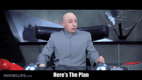 Here's The Plan Dr Evil One Million Dollars GIF