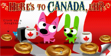 Here's To Canada Eh Sign GIF