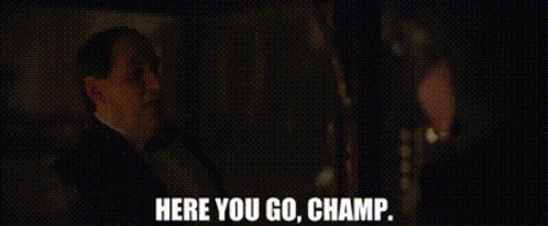 Here You Go Champ The Batman Movie GIF