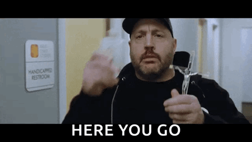 Here You Go Kevin James Crucifix GIF
