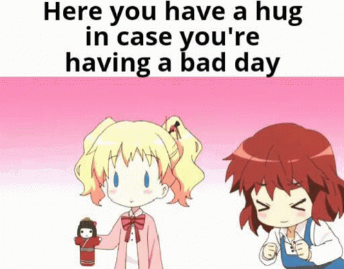 Hug In Case You're Having A Bad Day GIF