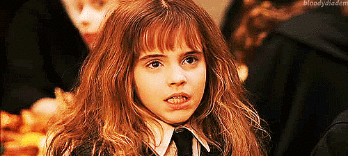 Hermione Rude Facial Expression GIF