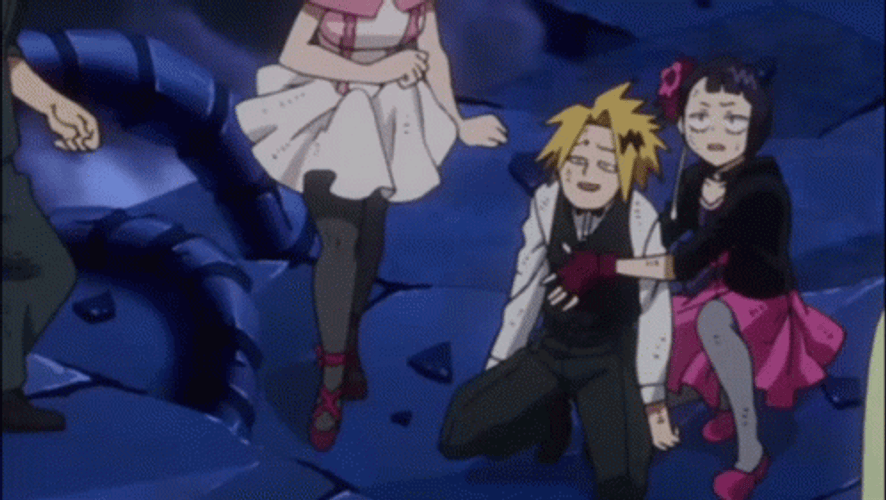 Hero Academia Denki Friends GIF
