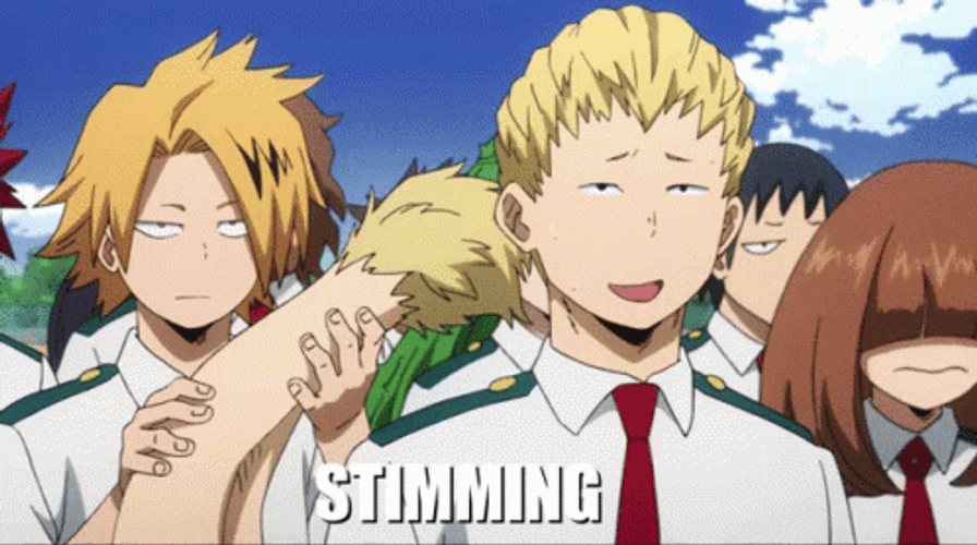 Hero Academia Denki Stimming GIF