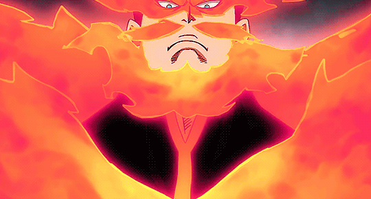 Hero Academia Endeavor Savage Look GIF
