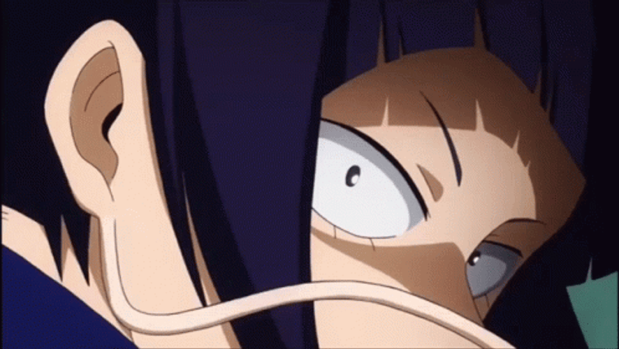 Hero Academia Kyoka Denki Fighting GIF