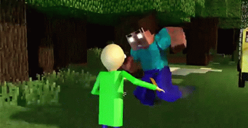 Herobrine Fist Fight Gsmeplay GIF
