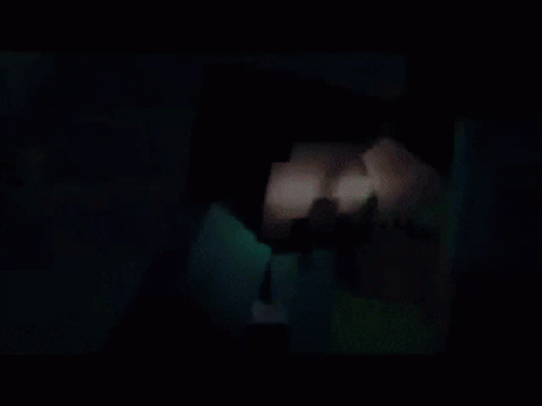 Herobrine Lightning Eyes Strike Minecraft GIF