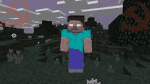Herobrine Standing Still Minecraft GIF