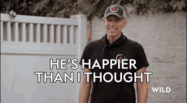 Hes Happier Than I Thought It Was Gonna Be Matt Beisner Gif GIF