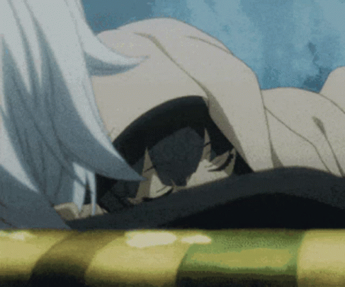 Hestia Danmachi Sleeping GIF