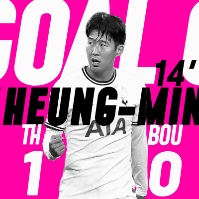 Heung-Min Soccer Player Scoring Goal