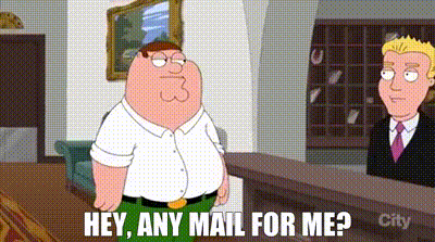Hey Any Mail For Me Peter Griffin GIF