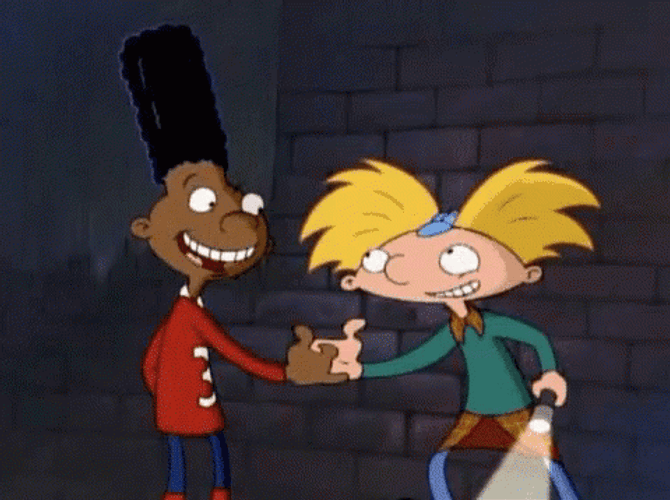Hey Arnold And Gerald Thumbs Up Kid GIF