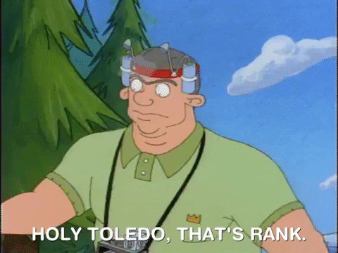 Hey Arnold Big Bob Complain Unpleasantly Smelly Package GIF