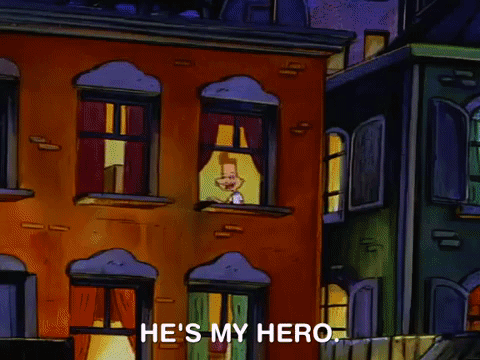 Hey Arnold Nicksplat He's My Hero GIF