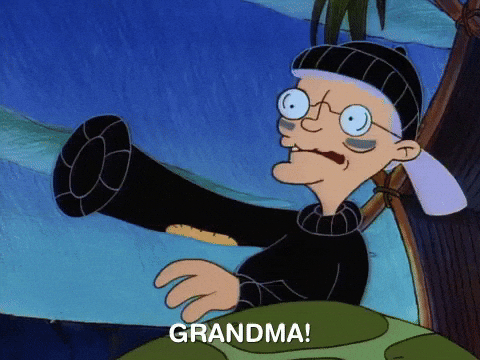 Hey Arnold Pookie Grandma GIF