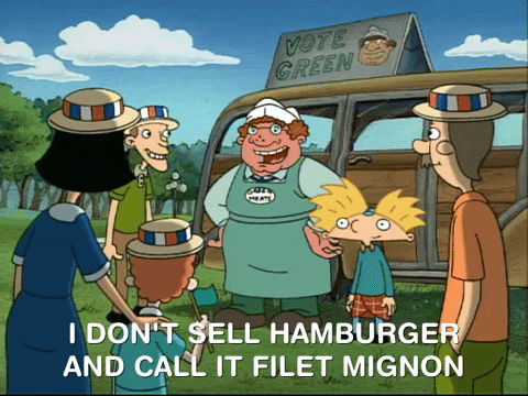Hey Arnold Sell Filet Mignon As Councilman GIF
