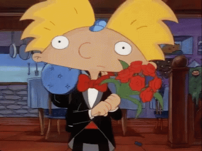 Hey Arnold Will You Be My Valentine GIF