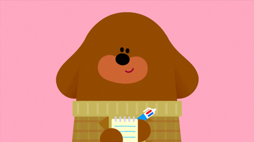 Hey Duggee Take Notes GIF