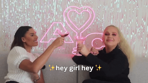 Hey Girl Cheers Hey GIF