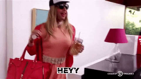 Hey Girl Hey I'm Here Now GIF