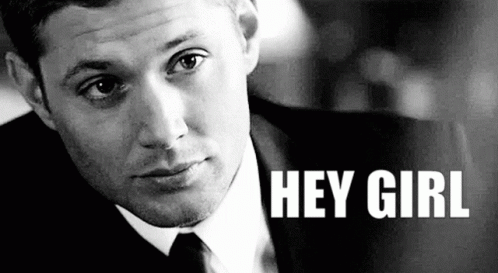 Hey Girl Jensen Ackles Winking GIF