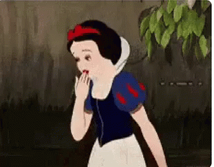 Hey Girl Snow White Waving GIF
