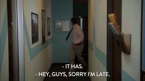 Hey Guys Sorry Im Late GIF