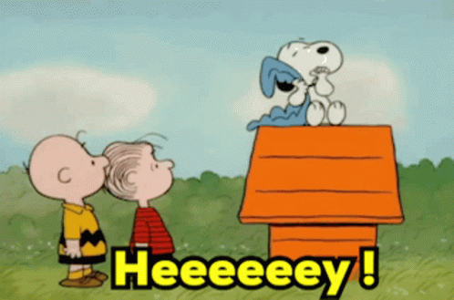 Hey Happy Birthday Snoopy GIF