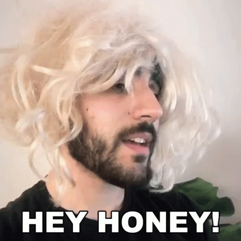 Hey Honey Man In A White Wig GIF