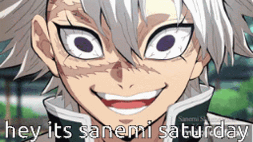 Hey It's Sanemi Saturday GIF