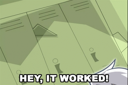 Hey It Worked GIF