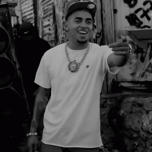 Hey Ozuna Balck And White GIF