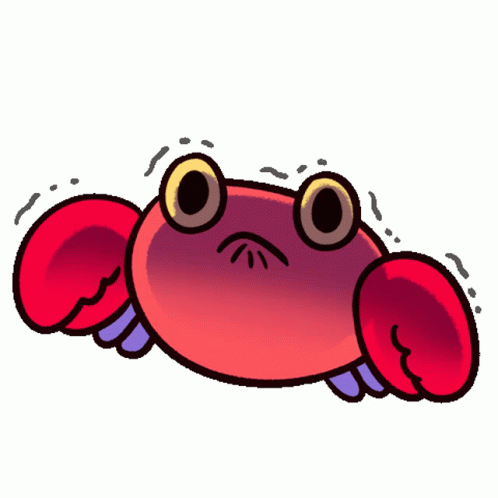 Hey Siri Show Me Crying Crabby Crab GIF