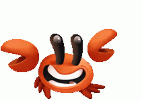 Hey Siri Show Me Jumping Cute Crab GIF