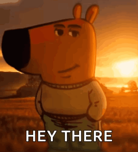 Hey There Chill Guy On Sunset GIF
