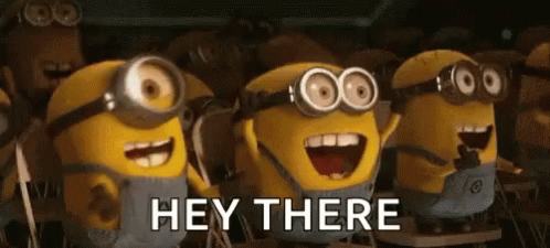 Hey There Minions GIF