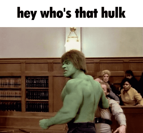Hey Who's That Hulk