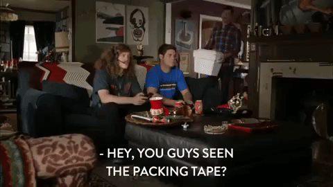 Hey You Guys Adam Devine Workaholics GIF