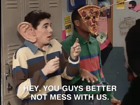 Hey You Guys Funny Halloween Costume GIF